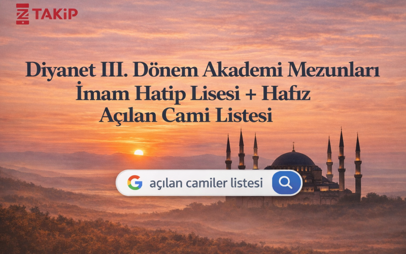 Diyanet 2025 Ataması Önlisans Cami Listesi